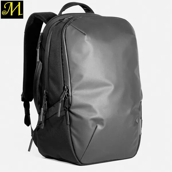 Luxury nylon rucksack business travel design rucksack laptop backpacks school bags for men carry on in black