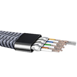 Cable Ethernet Plano Cat8 de Alta Velocidad con Trenzado de Nailon, 40 Gbps, 2000 MHz, SFTP, RJ45, Cable de Conexión de Red para Router, PC, Portátil - Product Image 3