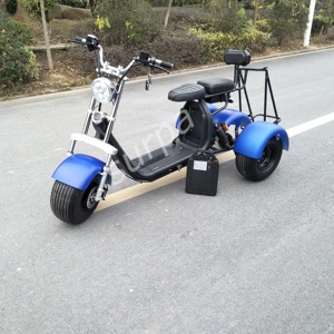 Scooter Eléctrico Citycoco de 1000w 2000w con Llantas Gruesas, Vehículo de 3 Ruedas, Carro de Golf, <span class=keywords><strong>Comprar</strong></span> Scooter Eléctrico - Product Image 1