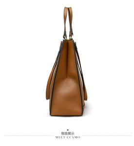 Bolso Grande de Cuero Genuino para Mujer, Bolso de Mano de Moda, Bolso Tote de Gran Capacidad, Bolso Bandolera de un Solo Hombro - Product Image 5