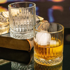Exquisita hermosa transparente whisky clase taza Circular cristal agua vidrio taza cristalería taza - Product Image 2