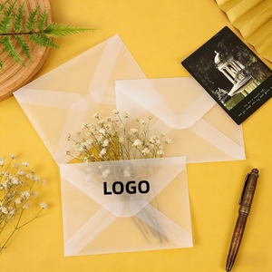 ซองกระดาษแก้วใสแบบกำหนดเองสำหรับอวยพรอีดมูบารัค ขอบคุณ ซองเชิญงานแต่งงานแบบฝ้า - Product Image 1