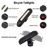 Lampu depan sepeda LED T6, cahaya depan pit 6 mode, bisa diisi ulang USB untuk bersepeda