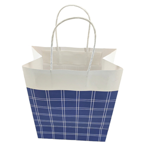 Gift Bag in Stock White Kraft <b>Paper</b> <b>Packaging</b> Bag with Handle Business Shopping Take Away Bag - Product Image 3