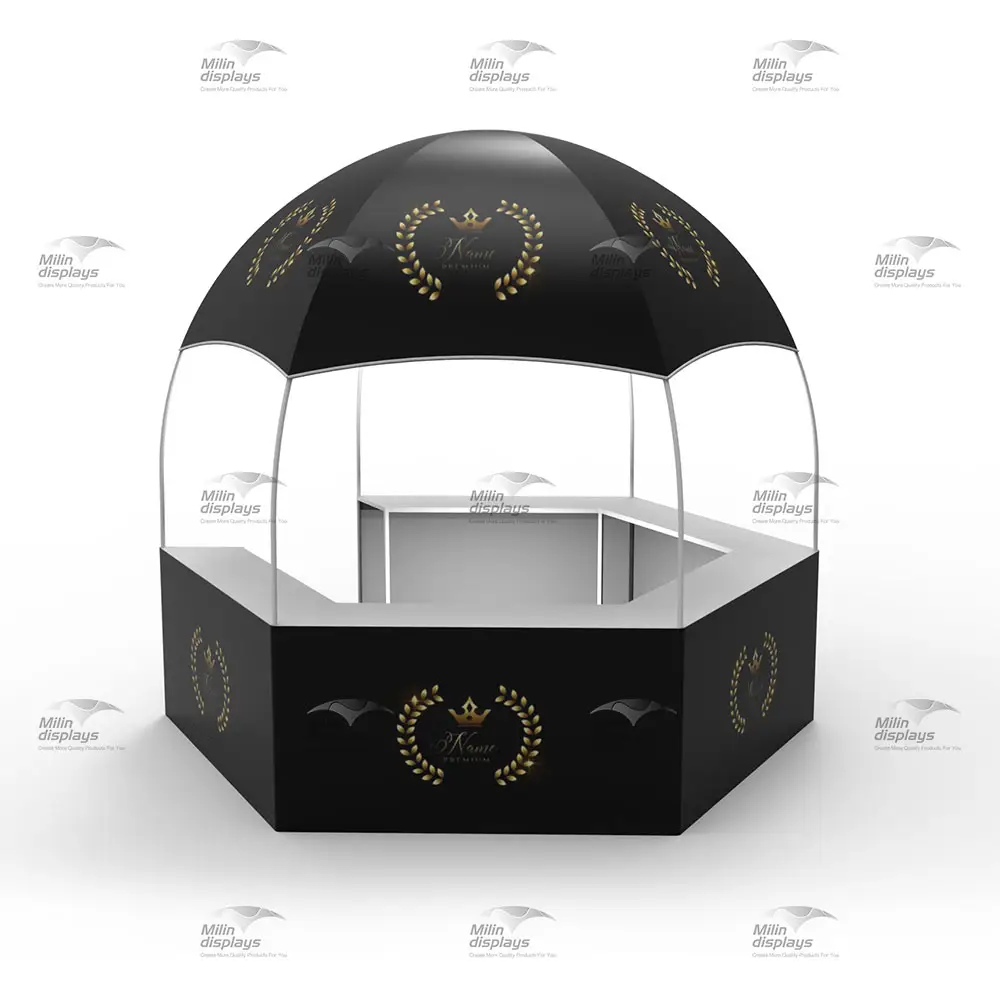 Neue Mode China 10X10 Hexagonal Dome Förmigen Zelt Werbung Kiosk Zähler mit Hoher Qualität