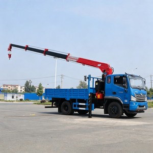 Grue télescopique montée sur camion Foton Rowor 4x2, 8 tonnes, 10 tonnes, grue de chargement pour camion à vendre - Product Image 6