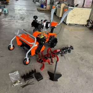 Cultivateur de jardin diesel sans air 8HP 180W 70cm haute productivité Newpanda pour pelouses avec système de traçage de trajets à double force - Product Image 5