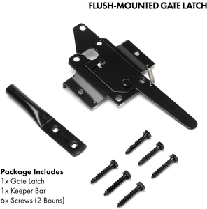 Nhiệm vụ nặng nề tự khóa cửa chốt cho hàng rào bằng gỗ, bài gắn kết tự động cổng khóa trọng lực cửa chốt hardwar - Product Image 2