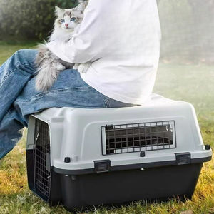 กระเป๋าเดินทางสำหรับสัตว์เลี้ยงที่ทนทาน ได้รับการรับรองจากสา<span class=keywords><strong>ยก</strong></span>ารบิน สำหรับแมวและสุนัข กล่องเดินทางแบบพกพาพร้อมช่องระบายอากาศ - Product Image 3