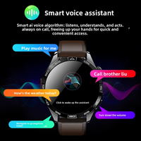 Jam Tangan Pintar FD05 Baru Layar AMOLED Bulat 1.43 inci ECG Asam Urat Lipid Darah Kompatibel dengan Sistem IOS dan Android