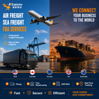 Expédition de fret aérien Chine-USA pour produits e-commerce avec traitement rapide, service aéroportuaire et support de livraison finale