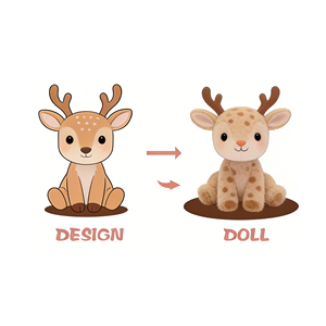 <span class=keywords><strong>ตุ๊กตา</strong></span>สัตว์ผ้าพลัฌเนื้อนุ่มพิเศษแบบกำหนดเอง พร้อมไส้ใยฝ้าย PP ดีไซน์การ์ตูนน่ารักสำหรับเป็นของขวัญเด็ก - Product Image 5