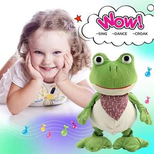 Giocattolo Interattivo Elettronico a Forma di Rana Parlante 2023, Peluche Musicale con Funzione di Conversazione, Imbottitura in Cotone PP - Product Image 5