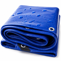 Bâche de camion personnalisable en PVC enduit, tissu industriel 500 g/m², 4 m x 5 m, imperméable