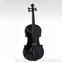 Factory Wholesale Beginner Adult Boy Girl Performance Practice Multi Colors Violin Black Violin