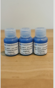 Perles de polystyrène carboxylé teintées, rouge vert bleu, parfaites pour le marquage biologique - Product Image 4