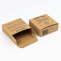 Boîte de papier à savon fait main avec logo personnalisé en gros Boîte à savon faite maison en papier kraft recyclé