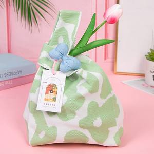 Sac à main mini en tricot épais fait main en gros, sac fourre-tout décontracté écologique, impression <span class=keywords><strong>de</strong></span> logo personnalisée pour cadeau <span class=keywords><strong>de</strong></span> femme - Product Image 3