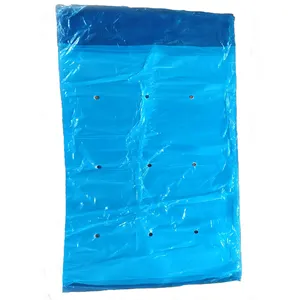 蓝色穿孔聚乙烯塑料香蕉保护袋香蕉束盖