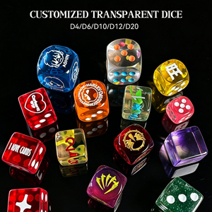 <span class=keywords><strong>Dados</strong></span> <span class=keywords><strong>de</strong></span> <span class=keywords><strong>Juego</strong></span> Cuadrados y D20 <span class=keywords><strong>de</strong></span> Resina/Plástico Grabados Personalizados con Impresión Ecológica para Juegos <span class=keywords><strong>de</strong></span> Mesa DND y Embalaje Personalizado - Product Image 2