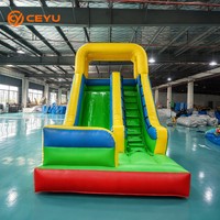 Ceyu Toboggan Gonflable Commercial à Double Piste, Bouncer Gonflable pour Enfants, Idéal pour Fêtes en Extérieur, Prix Usine