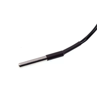 Garis suhu alat periksa tahan air 18b20 Sensor temperatur DS18B20 + 1M/2M/3M