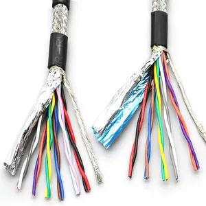 Cabos e fios de comunicação de PVC par trançado com fio blindado rvvsp 2x1 RS485