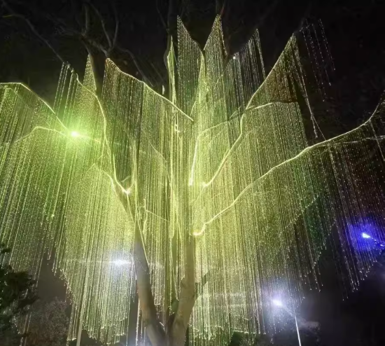 Luxury Fiber Optic Tree Lights For Outdoor Garden Landscape Festival Wedding And Plaza Decoration Ip65 Waterproof