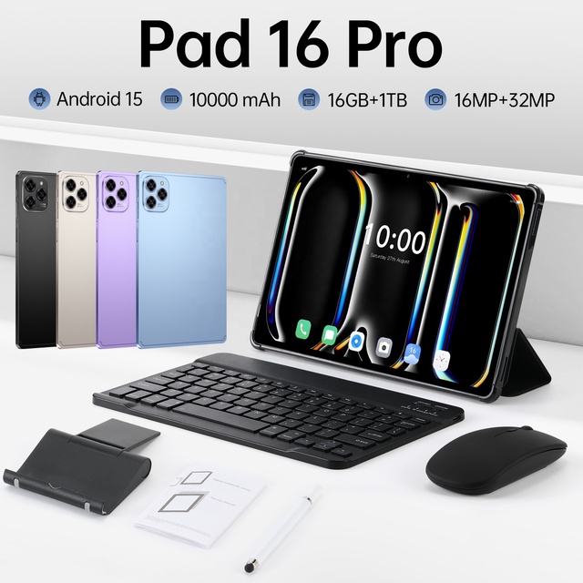 YPORANGE Pad 16 Pro 10.1" MTK Metal Tablet Android 15 16GB+1TB Professional Use 4G Dual SIM Call