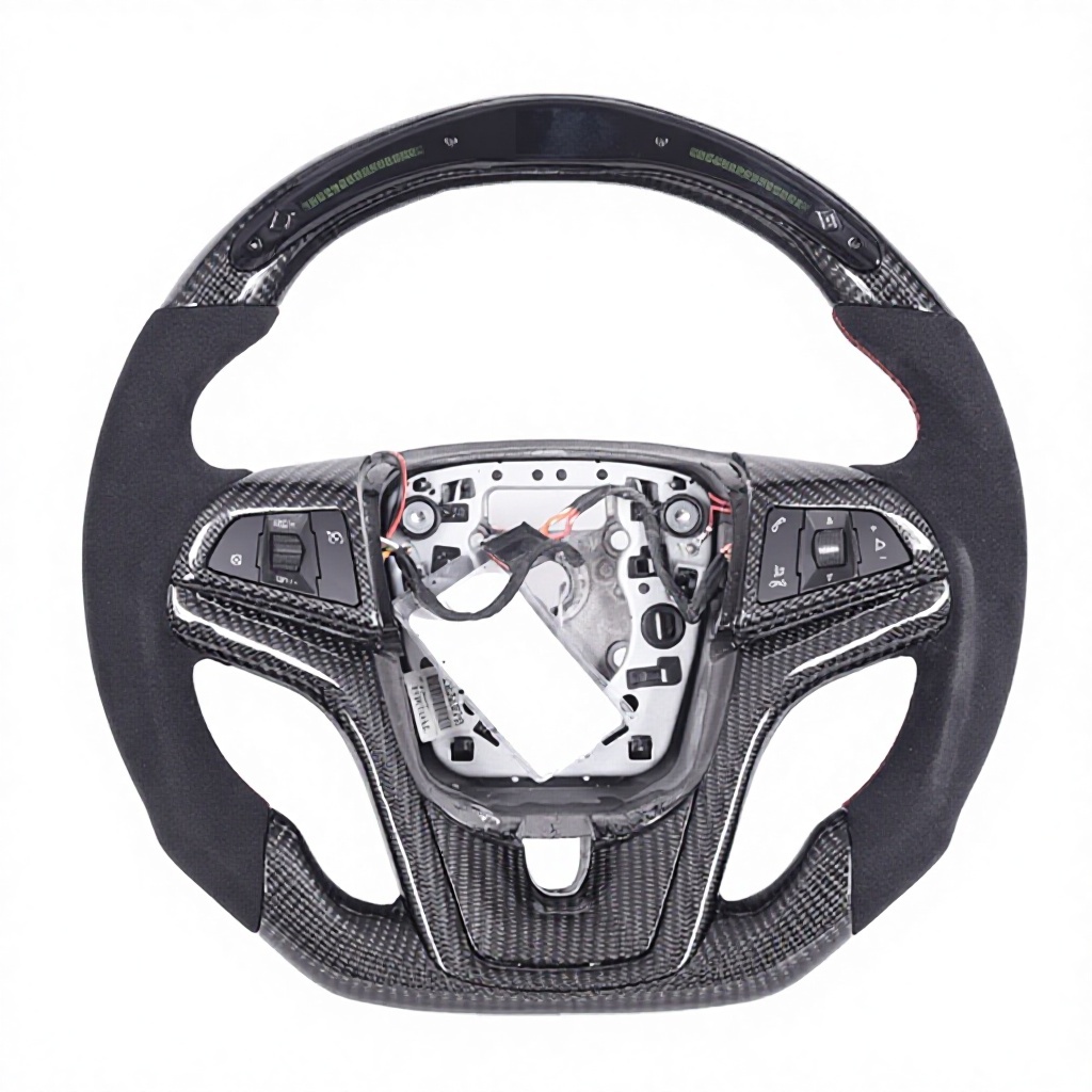 Carbon fiber+suede+LED