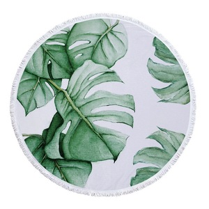 Promotionnel feuilles de palmier grande impression personnalisée serviette de plage - Product Image 6