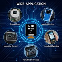 Module d'affichage PMOLED de 1,3 pouce, écran OLED 128x64 SSD1312, interface SPI I2C 4 fils, affichage monochrome pour appareils embarqués