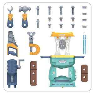 Ensemble de jouets pour enfants, valise d'atelier, jeu de simulation, atelier de construction, boîte à outils de mécanicien, <span class=keywords><strong>jouet</strong></span> pour enfants - Product Image 3