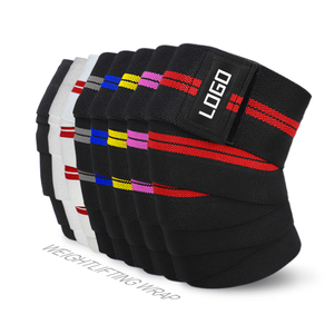 Fasce di Supporto per Ginocchia ad Alta Elasticità per Allenamento di Forza, Powerlifting, Sollevamento Pesi, Squat e Stacchi da Terra - Product Image 1