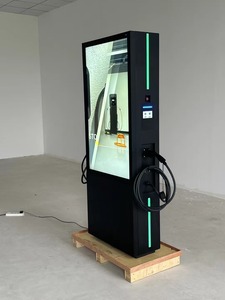 Chargeur EV AC 22kW 44kW avec écran publicitaire de 55 pouces, <span class=keywords><strong>station</strong></span> de recharge commerciale OCPP pour supermarchés et hôtels - Product Image 5
