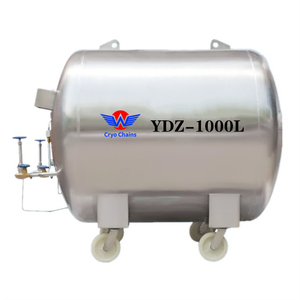 Conception unique de cou LN2 Réservoir de sperme YDZ-500 500L Réservoir de gaz d'azote cryogénique auto-pressurisant pour applications chimiques - Product Image 1