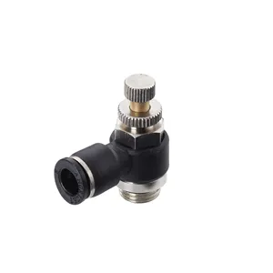 NSE/JSC/SC air valve, pneumatic connector flow control fitting