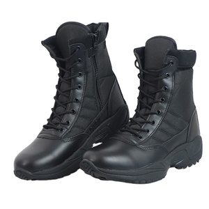 Bottes en cuir de haute qualité pour hommes TSB10, bottes tactiques de combat pour hommes, chaussures d'extérieur pour hommes - Product Image 1