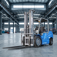 Montacargas Eléctrico Liftron CPD35L de 3500 kg con Eje Largo para Manejo de Materiales en Patio, con Control Eléctrico