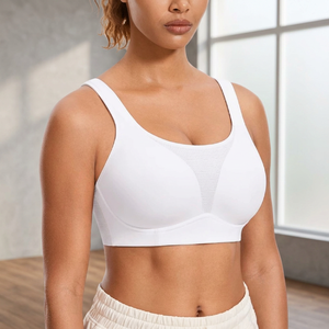 Camiseta Deportiva de Compresión para Mujer, Manga Corta, Ligera, Transpirable, de Secado Rápido, Ecológica, Sin Costuras en Cuatro Direcciones, Cuello Alto Acanalado - Product Image 3