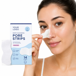 Bandes nettoyantes puissantes pour points noirs : Adsorption rapide des impuretés tenaces et de l'excès de sébum, affine les pores, action rapide, douces, non irritantes, nettoyage en profondeur. - Product Image 1