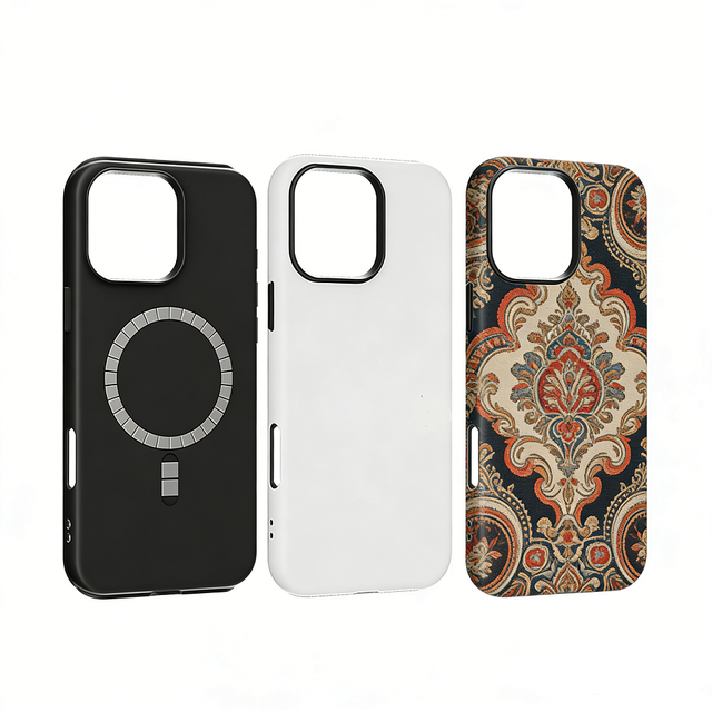 Wholesale 3D Coated PC Soft Magnet Sublimation Phone Case Blank DIY Printing Sublimation Case
