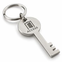 Porte-clés en métal personnalisé en forme de clé, logo sur mesure, cadeau promotionnel en gros, fournisseur OEM, souvenir, fabricant haut de gamme