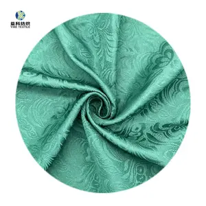 Tessuto goffrato Jacquard motivo a farfalla tessuto texture 100% poliestere 100D tessuto broccato per indumento
