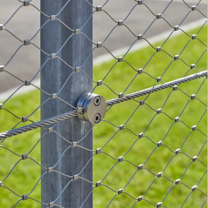 <span class=keywords><strong>Filet</strong></span> en acier inoxydable tissé à armure simple pour ligne de vie de <span class=keywords><strong>bateau</strong></span>, <span class=keywords><strong>filet</strong></span> de pont extérieur, service de découpe - Product Image 4