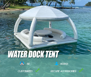 Plataforma de tienda <span class=keywords><strong>flotante</strong></span> de plátano de agua inflable de precio barato favorito 2025 para deportes acuáticos y diversiones - Product Image 2