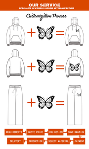 Set Personalizzato OEM di Pantaloni della Tuta e Felpa con Cappuccio da <span class=keywords><strong>Donna</strong></span>, Set Lounge Wear all'<span class=keywords><strong>Ingrosso</strong></span>, Set con Felpa con Zip, Completo Pesante in Due Pezzi, Abbigliamento Femminile - Product Image 6