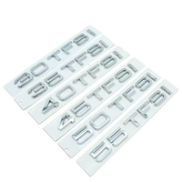 Autocollant logo pour Audi A3A4A7A6L 30 35 40 45 50 55TFSI, lettrage de cylindrée, logo 4x4, identification du modèle de carrosserie