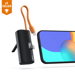 Hyto biểu tượng tùy chỉnh xách tay <span class=keywords><strong>External</strong></span> <span class=keywords><strong>Battery</strong></span> <span class=keywords><strong>Charger</strong></span> với cáp Mini ngân hàng điện 5000mAh Powerbank với LED hiển thị kỹ thuật số - Product Image 1