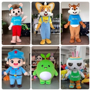 Costume de Mascotte Gonflable Personnalisé Shengchi : Dragon, Lion, Tigre, Ours en Peluche, Singe, Panda, Aigle, <span class=keywords><strong>Chat</strong></span> – Promotion Cartoon Numérique - Product Image 5